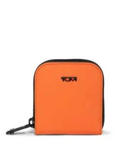 TUMI TRAVEL ACCESS. FOLDABLE MODULAR POUCH CHILEAN ORANGE