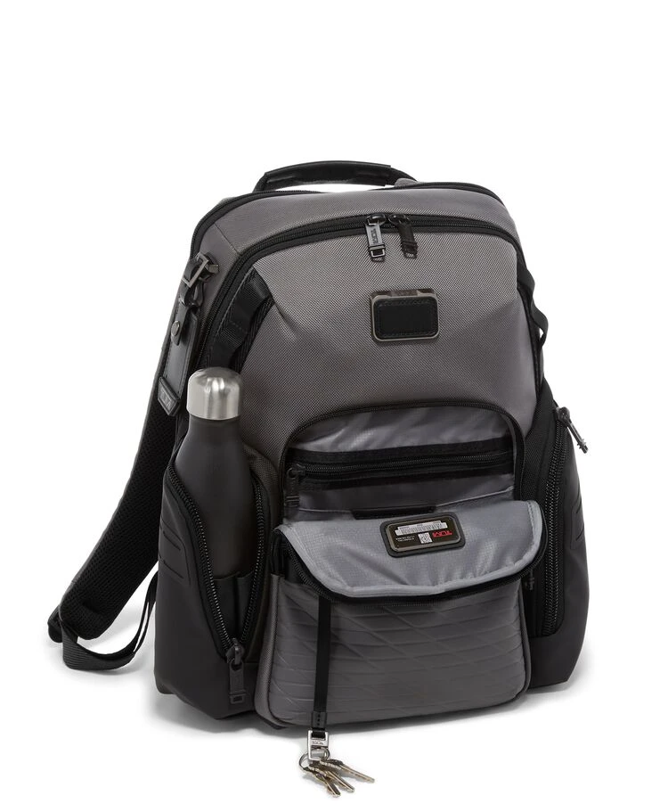Tumi ALPHA BRAVO NAVIGATION BACKPACK CASTLE GREY 5 Tumi ALPHA BRAVO NAVIGATION BACKPACK CASTLE GREY - Image 3