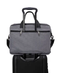 Tumi ALPHA X EXP ORG LAPTOP BRIEF METEOR GREY -Tumi 148626 2918 hi res alt5 6
