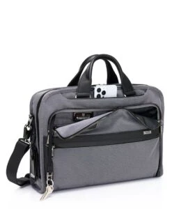 Tumi ALPHA X ORG PORTFOLIO BRIEF METEOR GREY -Tumi 148942 2918 hi res alt2 3